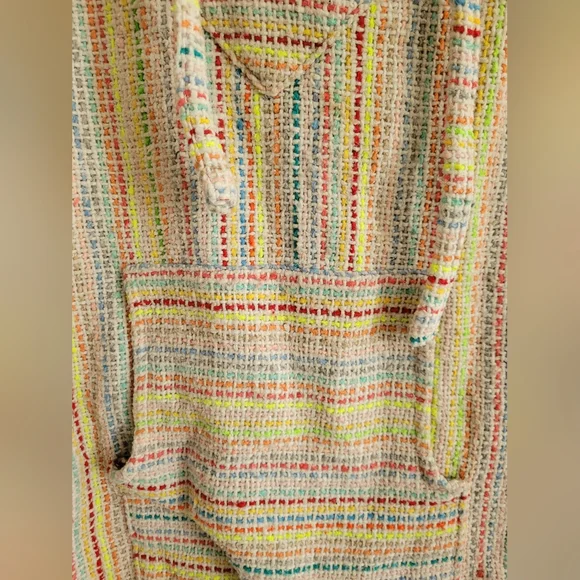 Pastel Baja Hoodie Drug Rug Skate Surf Multicolor | size l - Picture 3 of 9